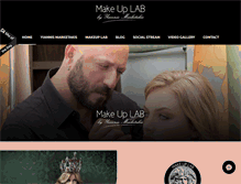 Tablet Screenshot of makeuplab.gr